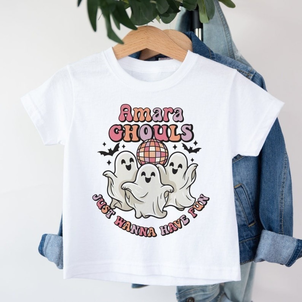 Halloween Shirt For Girls Funny Ghouls Just Wanna Have Fun Tshirt